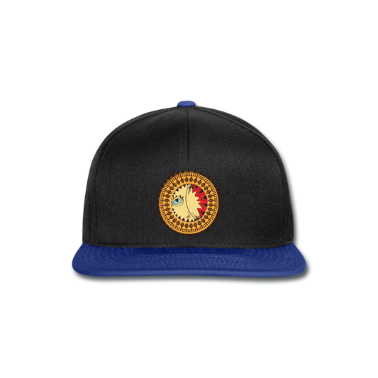 Gorra Snapback"Native American Symbol" - black/bright royal