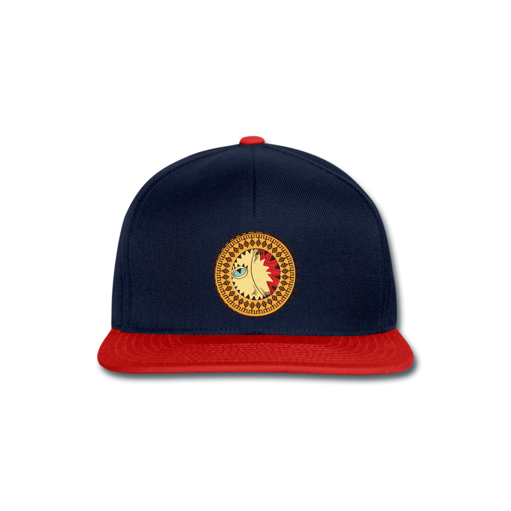 Gorra Snapback"Native American Symbol" - navy/red