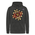 Nuestra sudadera con capucha vintage"Native American Symbol" - washed black