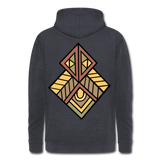 Nuestra sudadera con capucha vintage"Native American Symbol" - washed navy