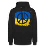 Sudadera con capucha unisex"Peace not war" - black