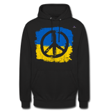 Sudadera con capucha unisex"Peace not war" - black