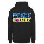 Sudadera con capucha unisex"Peace not war" - black