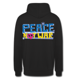 Sudadera con capucha unisex"Peace not war" - black