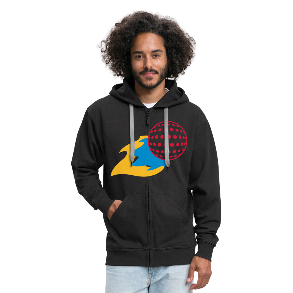 Chaqueta con capucha premium"handheld skull" - black