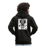 Chaqueta con capucha premium"handheld skull" - charcoal grey