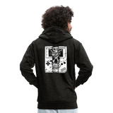 Chaqueta con capucha premium"handheld skull" - charcoal grey