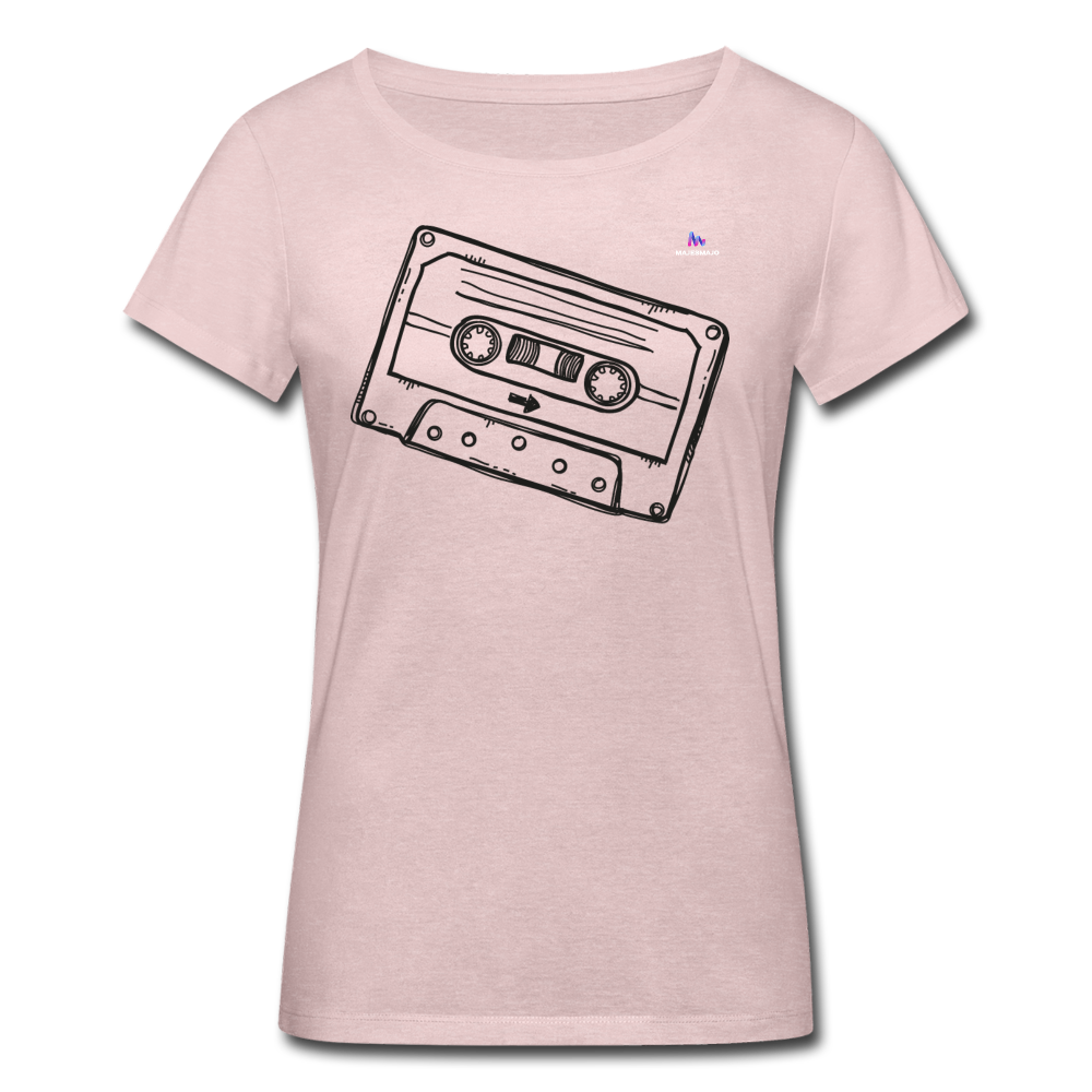 Camiseta ecológica de Stanley & Stella"tape" - cream heather pink