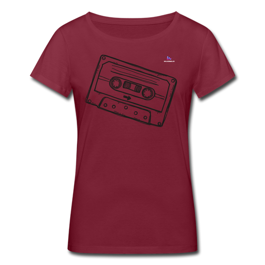 Camiseta ecológica de Stanley & Stella"tape" - burgundy