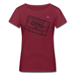 Camiseta ecológica de Stanley & Stella"tape" - burgundy