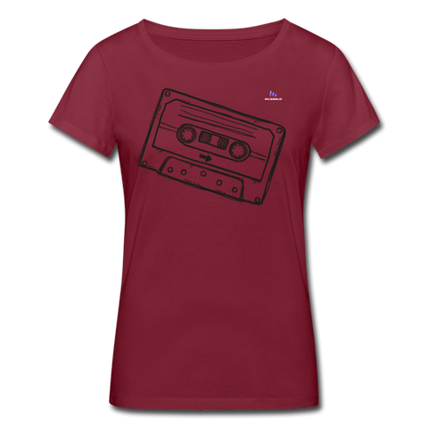 Camiseta ecológica de Stanley & Stella"tape" - burgundy