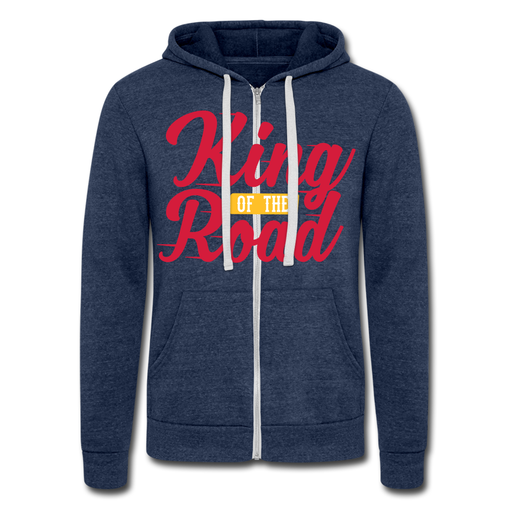 Chaqueta con capucha Tri-Blend unisex de Bella + Canvas"Truck"" - heather navy