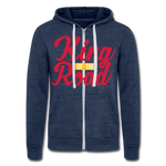 Chaqueta con capucha Tri-Blend unisex de Bella + Canvas"Truck"" - heather navy