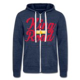 Chaqueta con capucha Tri-Blend unisex de Bella + Canvas"Truck"" - heather navy