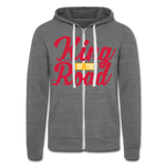 Chaqueta con capucha Tri-Blend unisex de Bella + Canvas"Truck"" - grey tri-blend