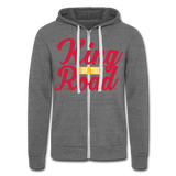 Chaqueta con capucha Tri-Blend unisex de Bella + Canvas"Truck"" - grey tri-blend