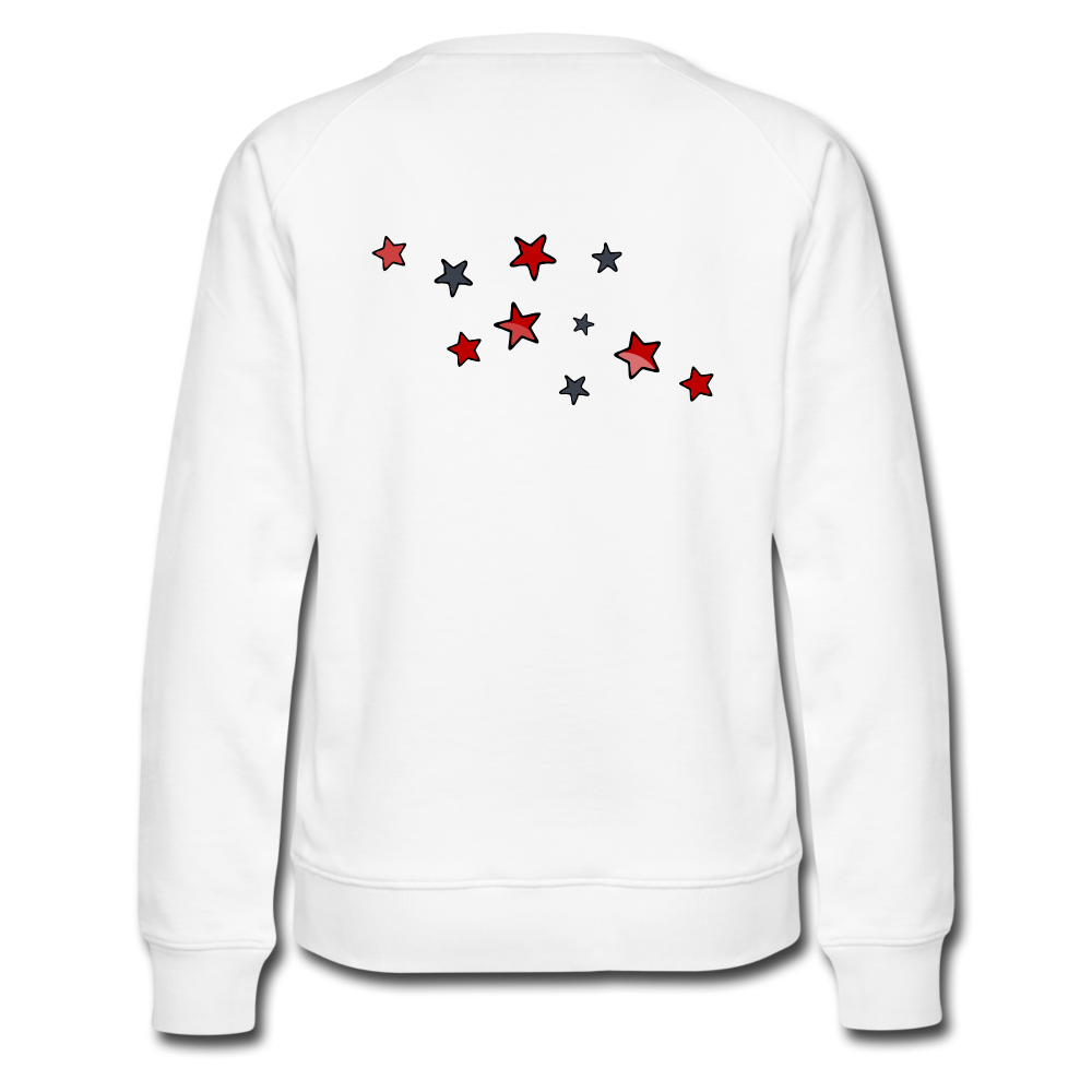 Sudadera premium"long jump" - white