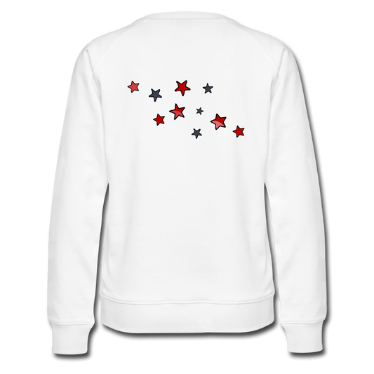 Sudadera premium"long jump" - white