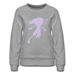 Sudadera premium"long jump" - heather grey