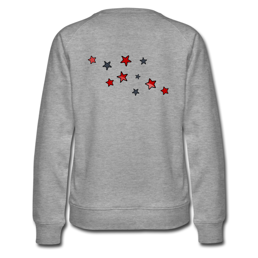 Sudadera premium"long jump" - heather grey