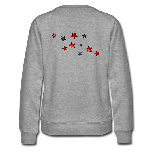 Sudadera premium"long jump" - heather grey