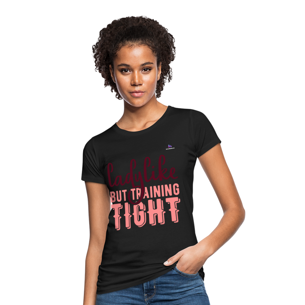 Camiseta ecológica"Ladylike" - black