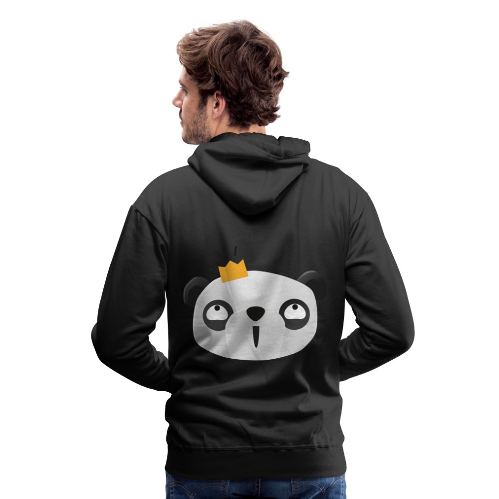 Sudadera con capucha premium"Panda emoji" - black