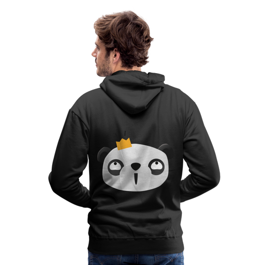 Sudadera con capucha premium"Panda emoji" - black