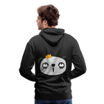 Sudadera con capucha premium"Panda emoji" - black