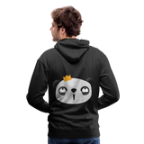 Sudadera con capucha premium"Panda emoji" - black