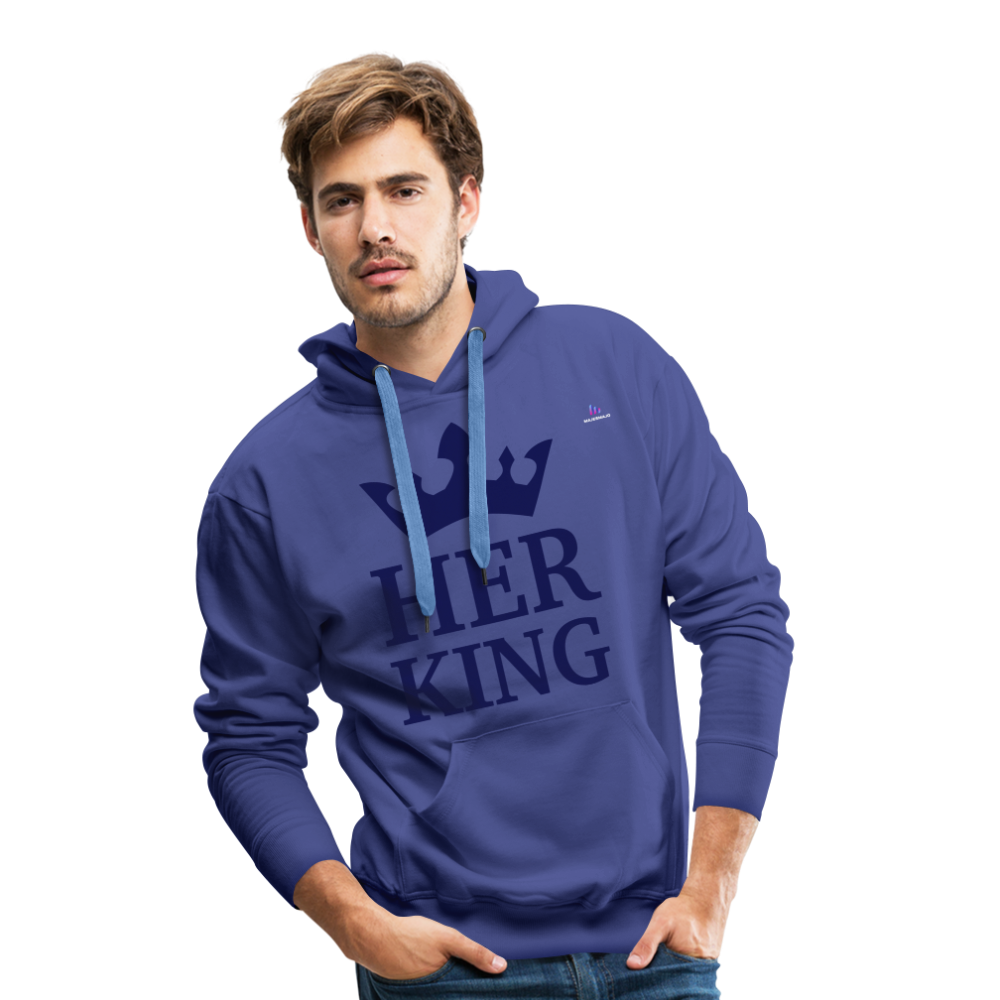 Sudadera con capucha premium"Panda emoji" - royal blue