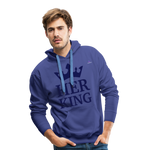 Sudadera con capucha premium"Panda emoji" - royal blue