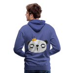 Sudadera con capucha premium"Panda emoji" - royal blue