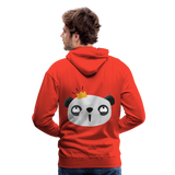 Sudadera con capucha premium"Panda emoji" - red