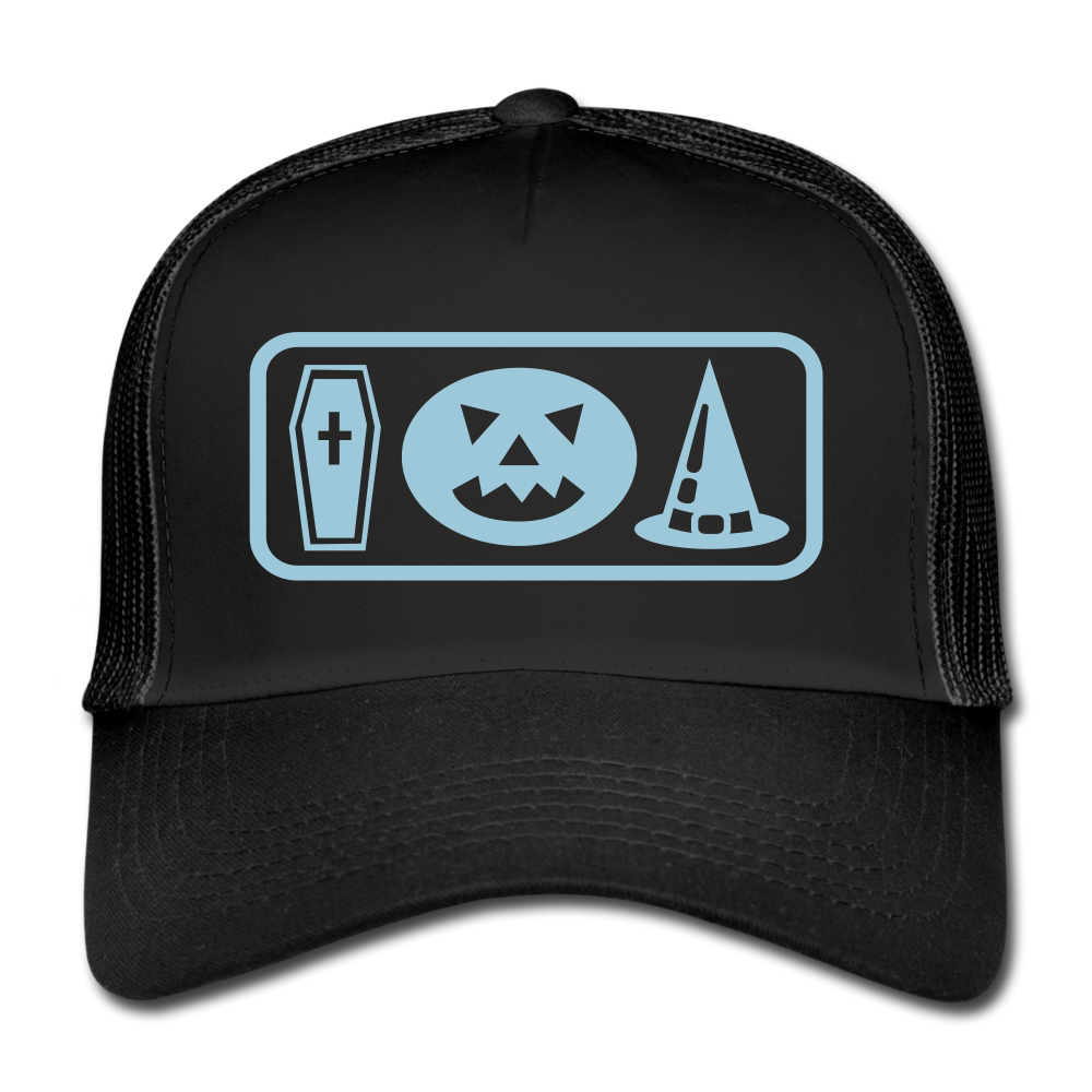 Gorra de camionero"Halloween" - black/black