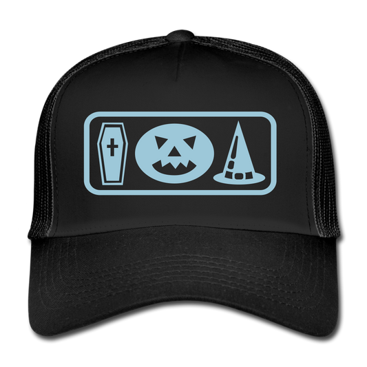 Gorra de camionero"Halloween" - black/black
