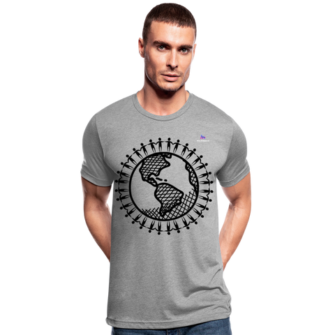 Camiseta Tri-Blend unisex de Bella + Canvas"United we stand" - heather grey