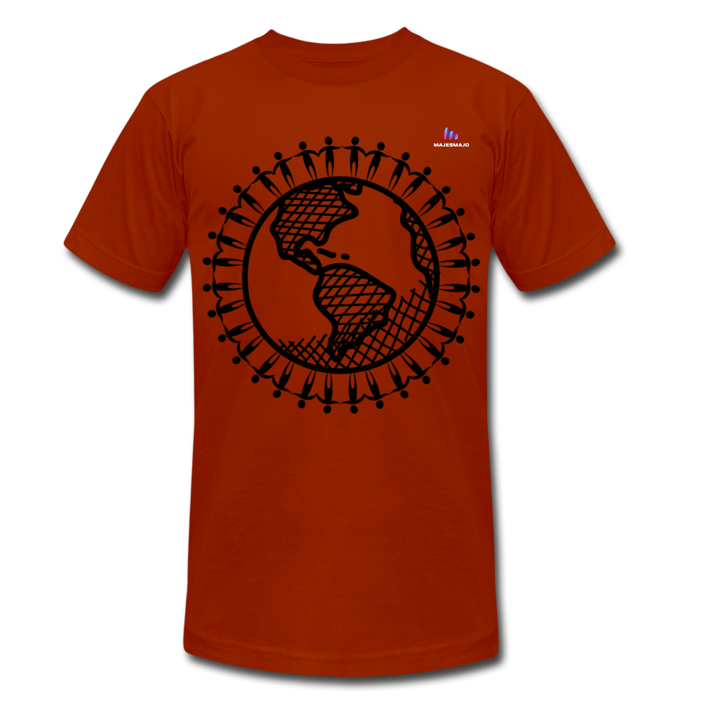 Camiseta Tri-Blend unisex de Bella + Canvas"United we stand" - heather brick