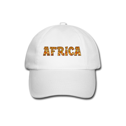 Gorra béisbol"Africa" - white/white
