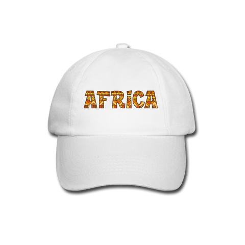 Gorra béisbol"Africa" - white/white