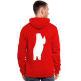 Nuestra chaqueta con capucha de Bella + Canvas"Polar bear" - classic red