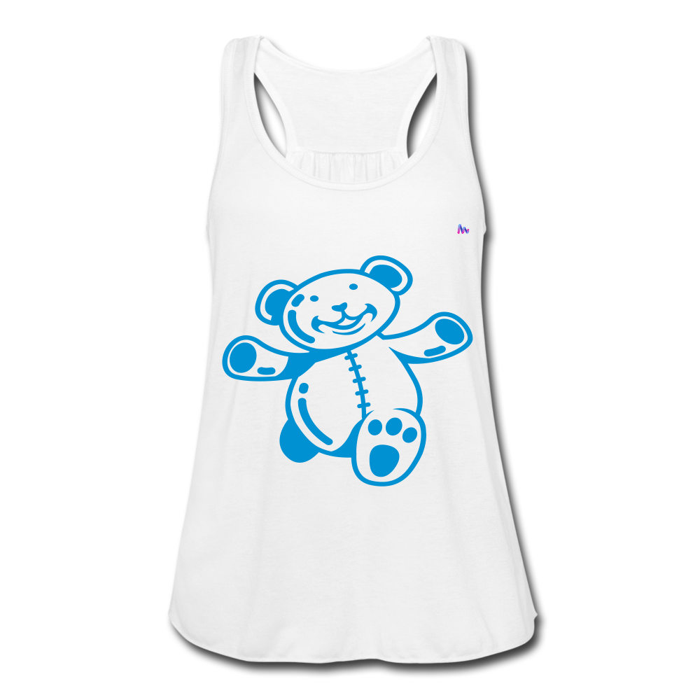 Ligerísima camiseta de tirantes"teddy" - white