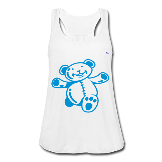 Ligerísima camiseta de tirantes"teddy" - white