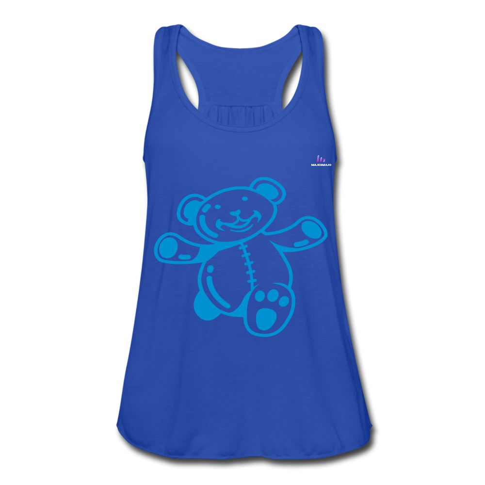 Ligerísima camiseta de tirantes"teddy" - royal blue