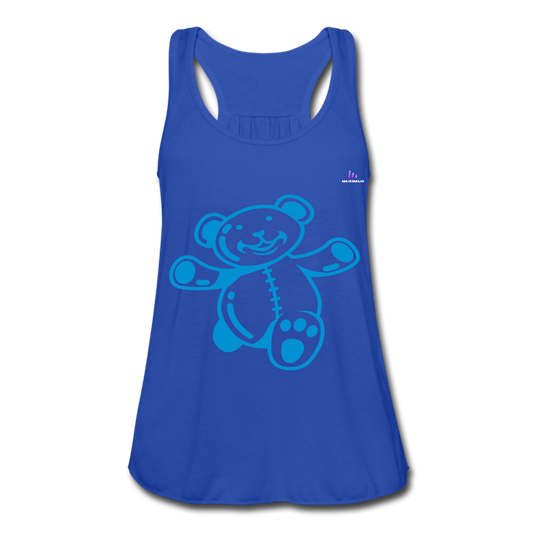 Ligerísima camiseta de tirantes"teddy" - royal blue