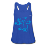 Ligerísima camiseta de tirantes"teddy" - royal blue