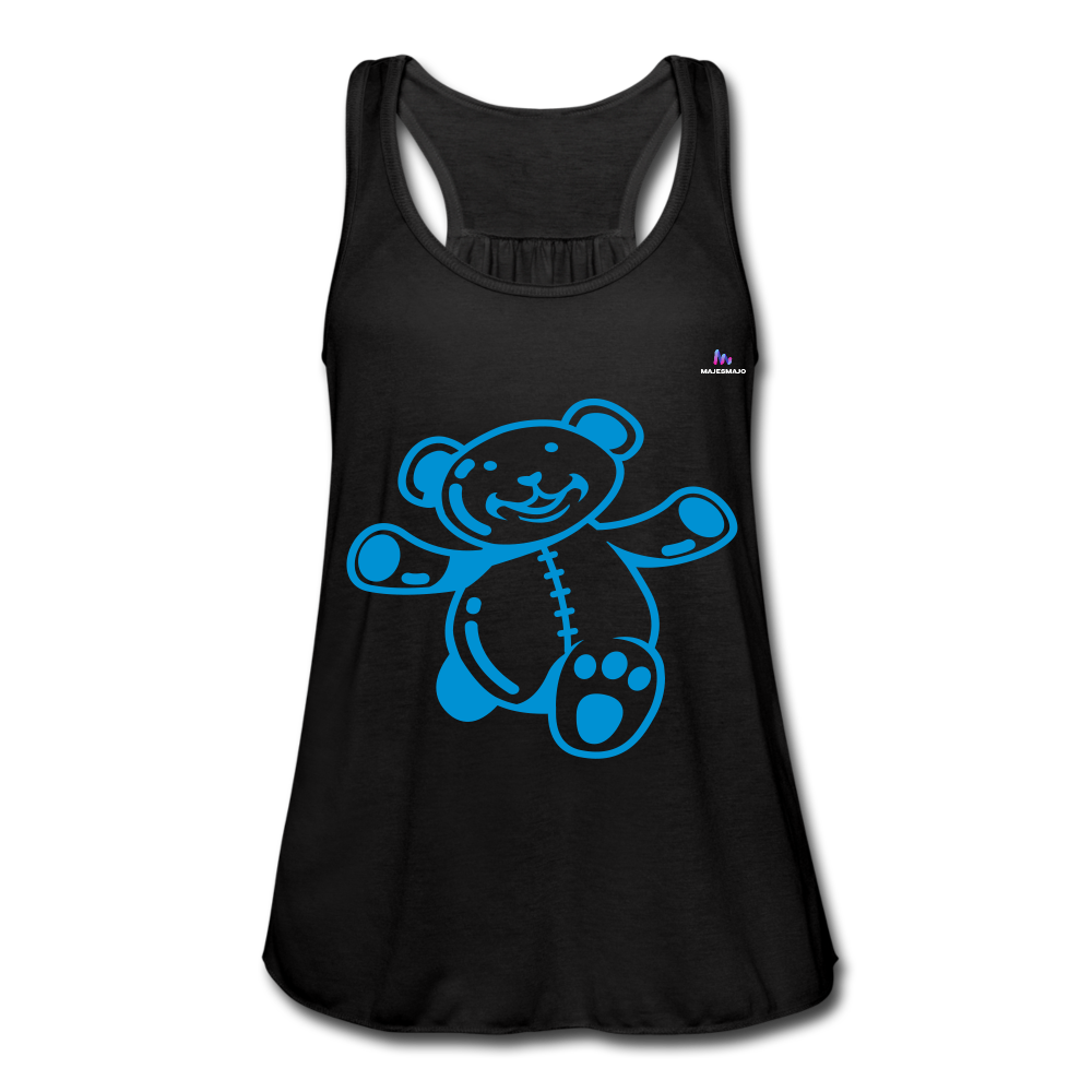 Ligerísima camiseta de tirantes"teddy" - black