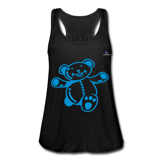 Ligerísima camiseta de tirantes"teddy" - black