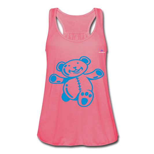 Ligerísima camiseta de tirantes"teddy" - neon pink