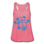 Ligerísima camiseta de tirantes"teddy" - neon pink